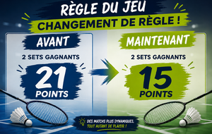 Changement comptage des points