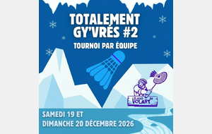 Tournoi par équipes DH DD MX